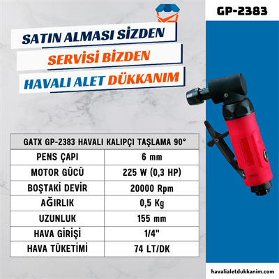 GATX GP-2383 Havalı Kalıpçı Taşlama 90°
