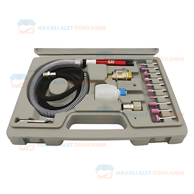 GAV OS-8010K Havalı Mikro Kalıpçı Taşlama Seti