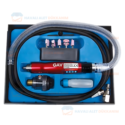 GAV OS-8100K Havalı Mikro Kalıpçı Taşlama Seti