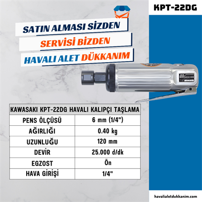 KAWASAKI KPT-22DG Havalı Kalıpçı Taşlama