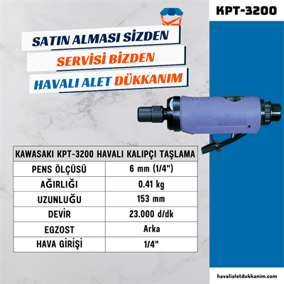 KAWASAKI KPT-3200 Havalı Kalıpçı Taşlama