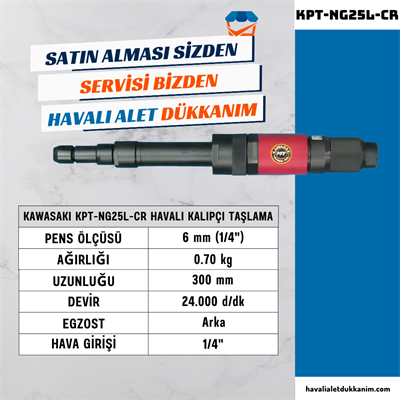 KAWASAKI KPT-NG25L-CR Havalı Ağır Hizmet Kalıpçı Taşlama