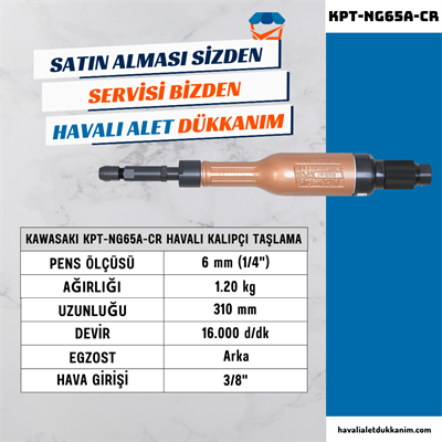 KAWASAKI KPT-NG65A-CR Havalı Ağır Hizmet Kalıpçı Taşlama