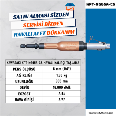 KAWASAKI KPT-NG65A-CS Havalı Ağır Hizmet Kalıpçı Taşlama