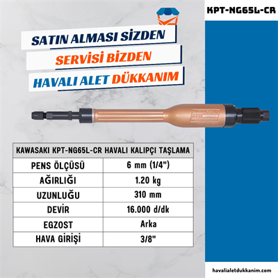 KAWASAKI KPT-NG65L-CR Havalı Ağır Hizmet Kalıpçı Taşlama