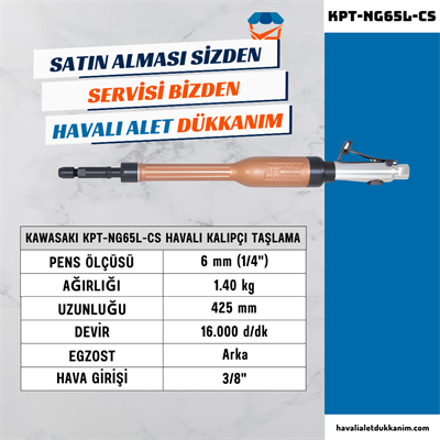 KAWASAKI KPT-NG65L-CS Havalı Ağır Hizmet Kalıpçı Taşlama