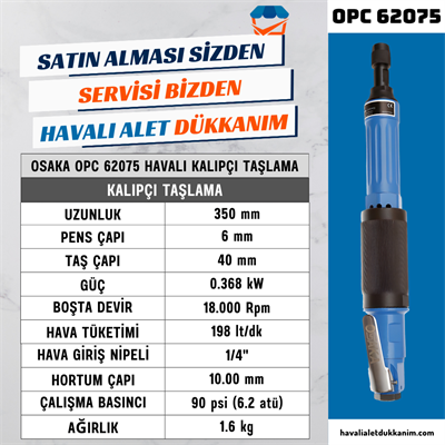 OSAKA OPC 62075 Havalı Kalıpçı Taşlama
