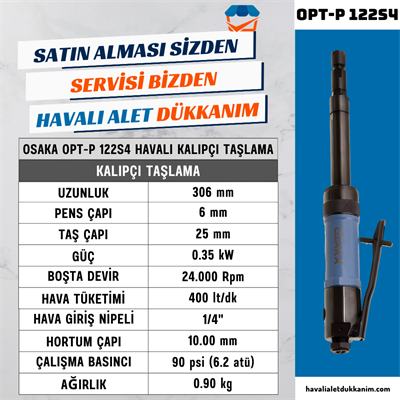 OSAKA OPT-P 122S4 Havalı Kalıpçı Taşlama