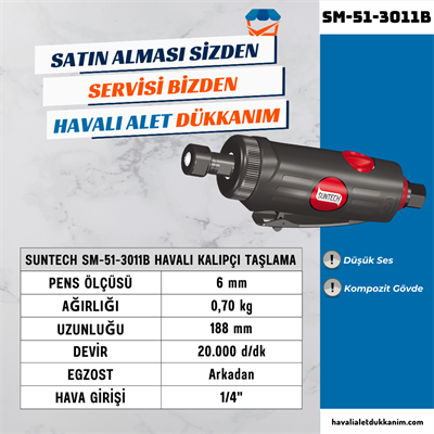 SUNTECH SM-51-3011B Havalı Kalıpçı Taşlama