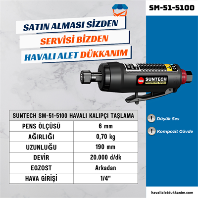 SUNTECH SM-51-5100 Havalı Kalıpçı Taşlama