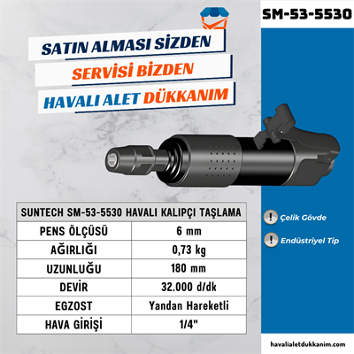 SUNTECH SM-53-5530 Havalı Kalıpçı Taşlama