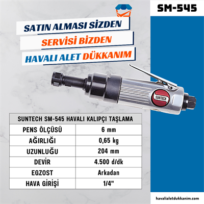 SUNTECH SM-545 Havalı Kalıpçı Taşlama