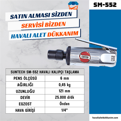 SUNTECH SM-552 Havalı Kalıpçı Taşlama