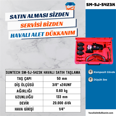SUNTECH SM-5J-5423K Havalı Satıh Taşlama 50 mm