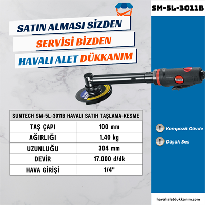 SUNTECH SM-5L-3011B Havalı Uzun Tip Satış Taşlama ve Kesme 100 mm