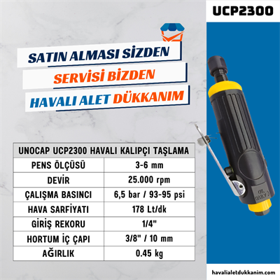 UNOCAP UCP2300 Havalı Kalıpçı Taşlama