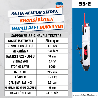SAPPOWER SS-2 Havalı Testere