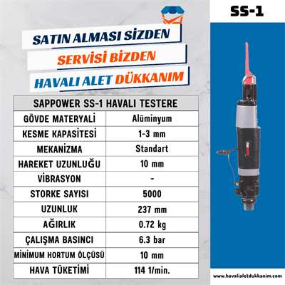 SAPPOWER SS-1 Havalı Testere