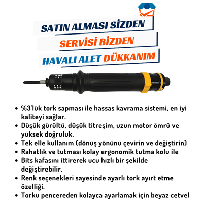 GAV OS-48PS Havalı Tornavida (Shut-Off)