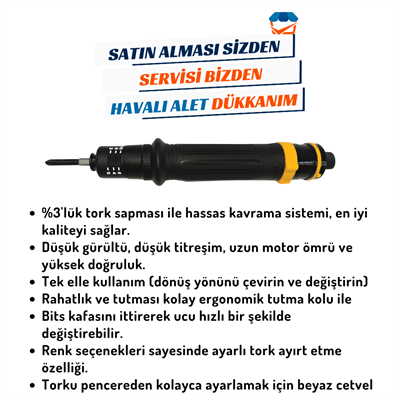 GAV OS-55PS Havalı Tornavida (Shut-Off)