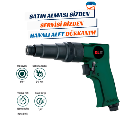 KL PRO KLHA802 Havalı Tornavida