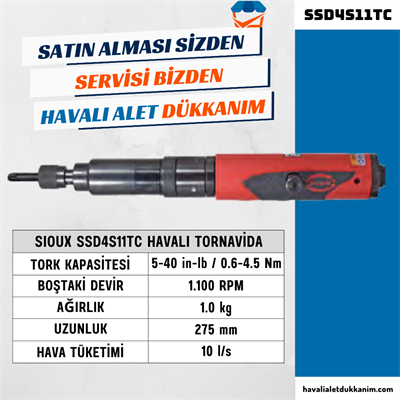 Sioux SSD4S11TC Havalı Tornavida