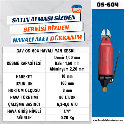 GAV OS-604 Havalı Yan Keski