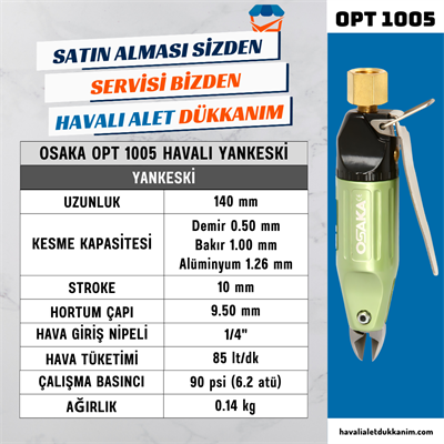 OSAKA OPT 1005 Havalı Yan Keski
