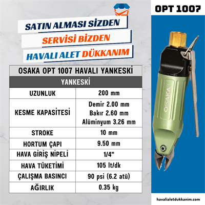 OSAKA OPT 1007 Havalı Yan Keski