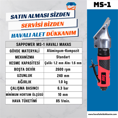 SAPPOWER MS-1 Havalı Makas