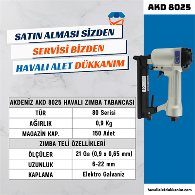 AKDENİZ AKD 8025 Havalı Zımba Tabancası