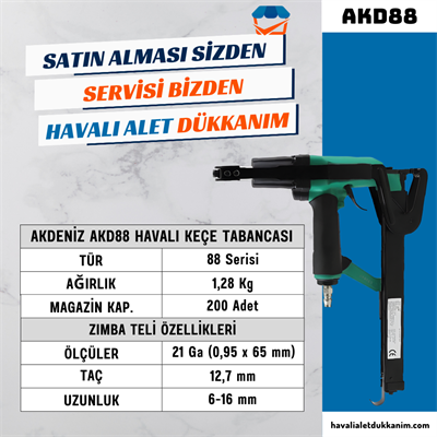 AKDENİZ AKD88 (AE02) Havalı Keçe Tabancası