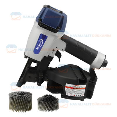 AKDENİZ AKDT 2350P Havalı Rulo Çivi Tabancası (Konik/Düz)