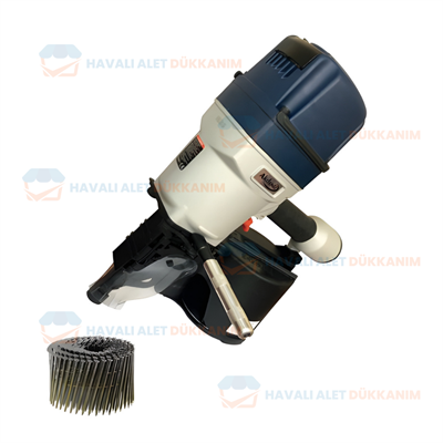 AKDENİZ AKD C38/130-A1 Havalı Rulo Çivi Tabancası