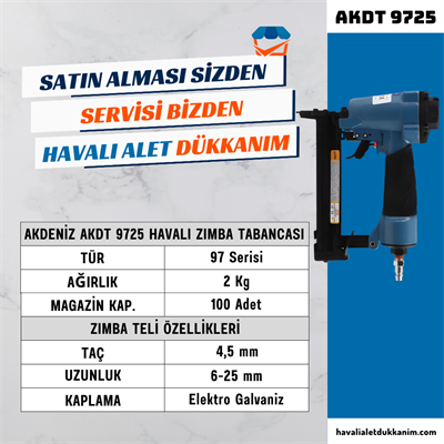 AKDENİZ AKDT 9725 Havalı Zımba Tabancası