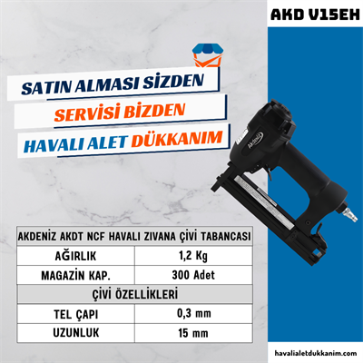 AKDENİZ AKD V15EH Havalı V Çivi Tabancası