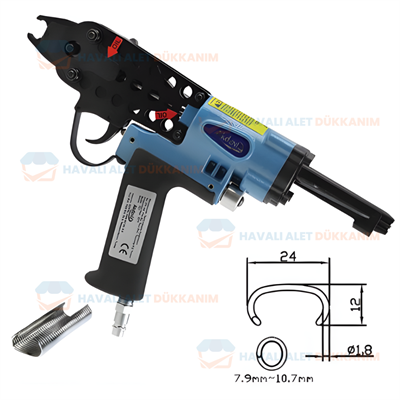 AKDENİZ AKD TC7 LN/AC04 Havalı C-Ring Tabancası (Uzun Burun) 