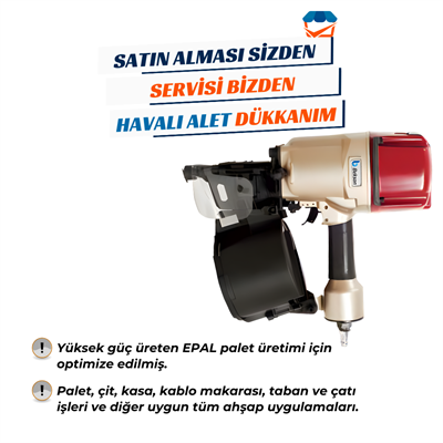 BEKSAN C39/100 EPAL Havalı Çivi Çakma Tabancası