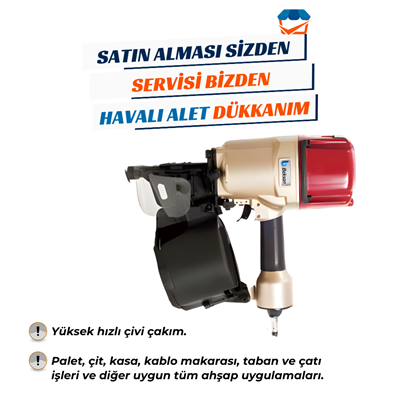 BEKSAN C33/83 Havalı Çivi Çakma Tabancası