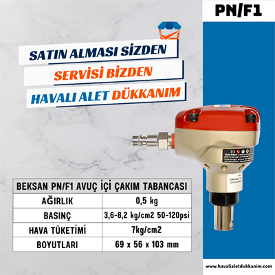BEKSAN PN/F1 Avuç İçi Çakım Tabancası