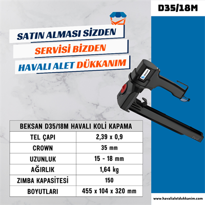 BEKSAN D35/18M Havalı Koli Kapama