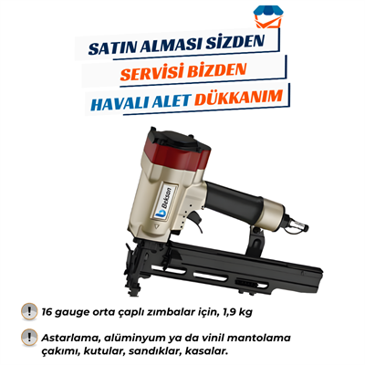 BEKSAN S8/51-B1 Havalı Zımba Tabancası