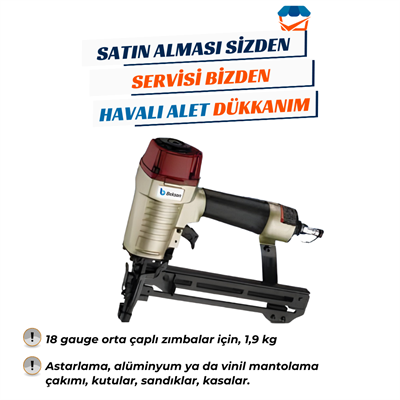 BEKSAN S92/40-A1 Havalı Zımba Tabancası