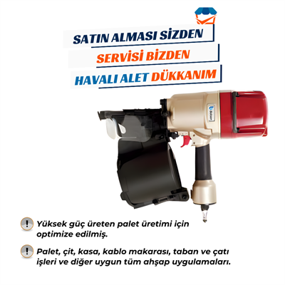 BEKSAN C38/130 Havalı Çivi Çakma Tabancası