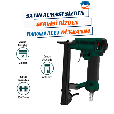 KL PRO KLZT8016H Havalı Zımba Tabancası