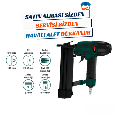 KL PRO KLZCT509040 Havalı Çivi-Zımba Çakma Tabancası