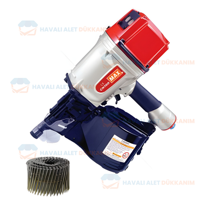 MAX CN100 Havalı Rulo Çivi Tabancası