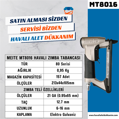Meite MT8016 Havalı Zımba Tabancası