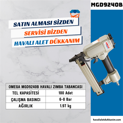 OMEGA MGD9240B U Zımba Tabancası 25-40 mm