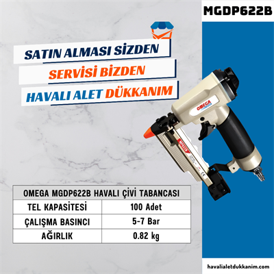 OMEGA MGDP622B Başsız Çivi Tabancası 12-22 mm